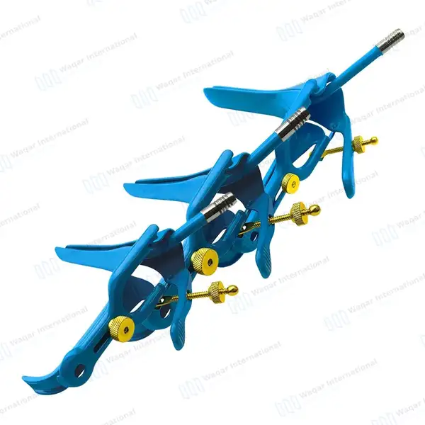 3 Blue Pederson Vaginal Speculum Small, Medium Large - surgical instruments manufactured by Waqar International, Sialkot - view 9