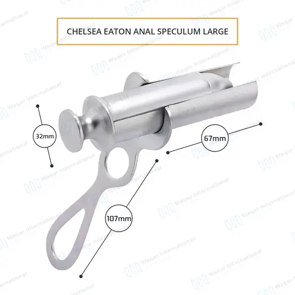 Chelsea Eaton Anal Rectal Speculum 32mm Large - surgical instruments manufactured by Waqar International, Sialkot - view 3
