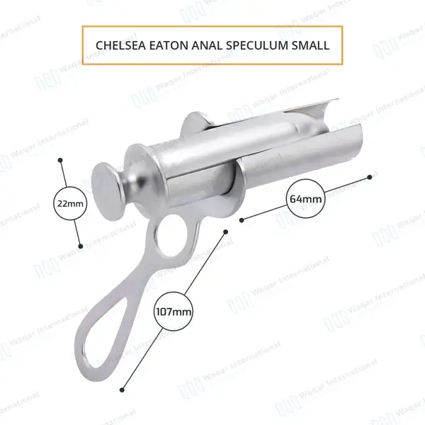 Chelsea Eaton Anal Rectal Speculum 22mm Small - surgical instruments manufactured by Waqar International, Sialkot - view 3