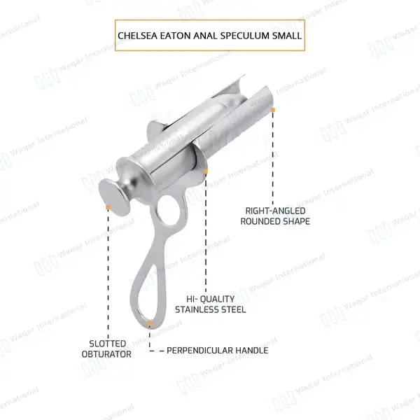 Chelsea Eaton Anal Rectal Speculum 22mm Small - surgical instruments manufactured by Waqar International, Sialkot - view 4