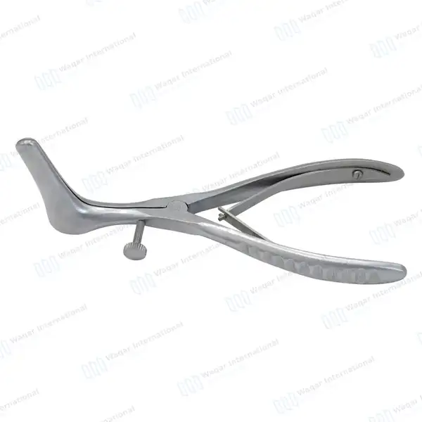 Cottle Septum Nasal Speculum 6″ Blade 35mm with Set Screw - surgical instruments manufactured by Waqar International, Sialkot - view 6