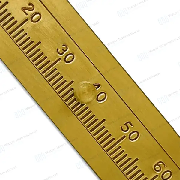 Brass Vernier Caliper Sliding Gauge 4″ Measures 0-80mm - surgical instruments manufactured by Waqar International, Sialkot - view 4