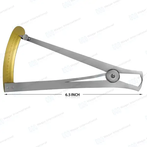 Jewelers Spring Measuring Caliper Gauge Measuring Capacity 0-15mm - surgical instruments manufactured by Waqar International, Sialkot - view 3