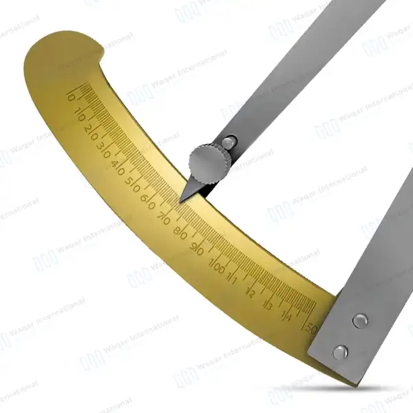 Jewelers Spring Measuring Caliper Gauge Measuring Capacity 0-15mm - surgical instruments manufactured by Waqar International, Sialkot - view 6