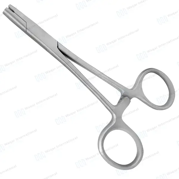 Dermal Anchor Tube Hemostat Forceps 5″ for 4mm Dermal Tops - body piercing instruments manufactured by Waqar International, Sialkot - view 2