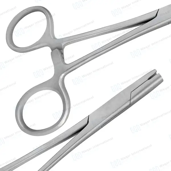 Dermal Anchor Tube Hemostat Forceps 5″ for 4mm Dermal Tops - body piercing instruments manufactured by Waqar International, Sialkot - view 8