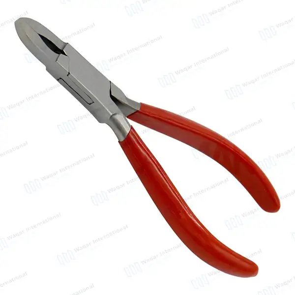 Ring Closing Plier 5.5″ with Deep Groove Tips & PVC Grip Handle - body piercing instruments manufactured by Waqar International, Sialkot - view 2
