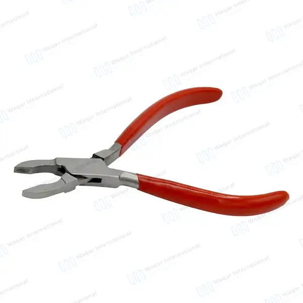 Ring Closing Plier 5.5″ with Deep Groove Tips & PVC Grip Handle - body piercing instruments manufactured by Waqar International, Sialkot - view 7