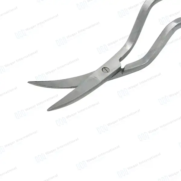 Double Curved Embroidery Scissor 6″ Pro Bent Handle - surgical instruments manufactured by Waqar International, Sialkot - view 5