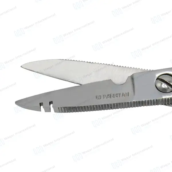 Electrician Scissors 5.25″ for Cutting & Stripping Wires Electrical Repair Tool - surgical instruments manufactured by Waqar International, Sialkot - view 7