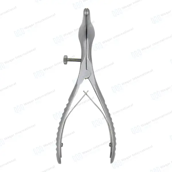Cottle Septum Nasal Speculum 6″ Blade 50mm with Set Screw - surgical instruments manufactured by Waqar International, Sialkot - view 5