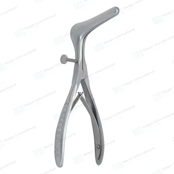 Cottle Septum Nasal Speculum Large 6″ Blade 75mm with Set Screw - surgical instruments manufactured by Waqar International, Sialkot - view 2