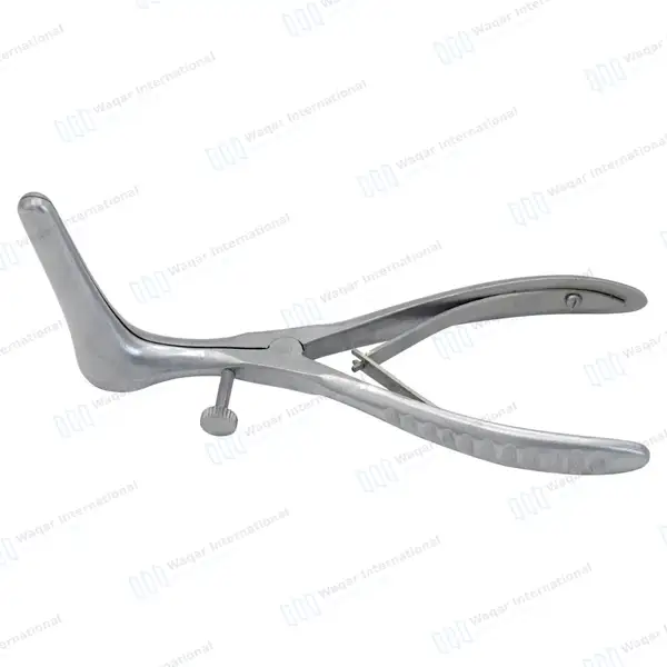 Cottle Septum Nasal Speculum Large 6″ Blade 75mm with Set Screw - surgical instruments manufactured by Waqar International, Sialkot - view 5