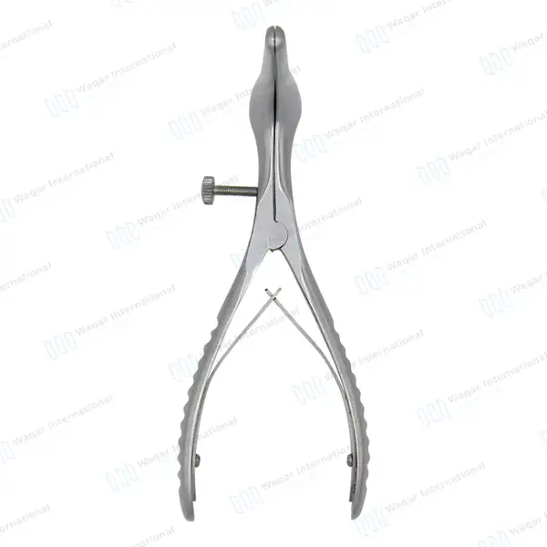 Cottle Septum Nasal Speculum Large 6″ Blade 75mm with Set Screw - surgical instruments manufactured by Waqar International, Sialkot - view 6