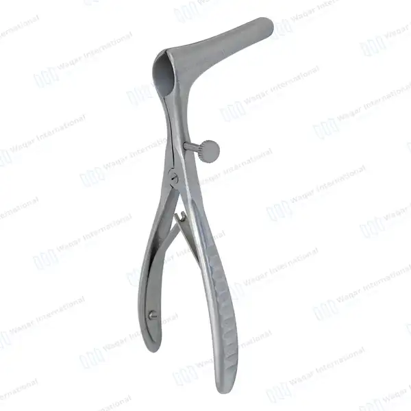 Cottle Septum Nasal Speculum Large 6″ Blade 75mm with Set Screw - surgical instruments manufactured by Waqar International, Sialkot - view 10
