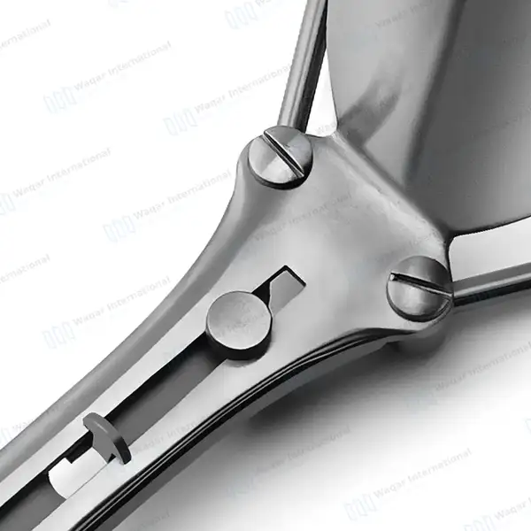 Guttmann Vaginal Speculum 1 3/8″x 4″ Self Retaining - surgical instruments manufactured by Waqar International, Sialkot - view 6