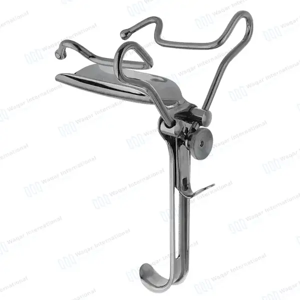 Guttmann Vaginal Speculum 1 3/8″x 4″ Self Retaining - surgical instruments manufactured by Waqar International, Sialkot - view 8