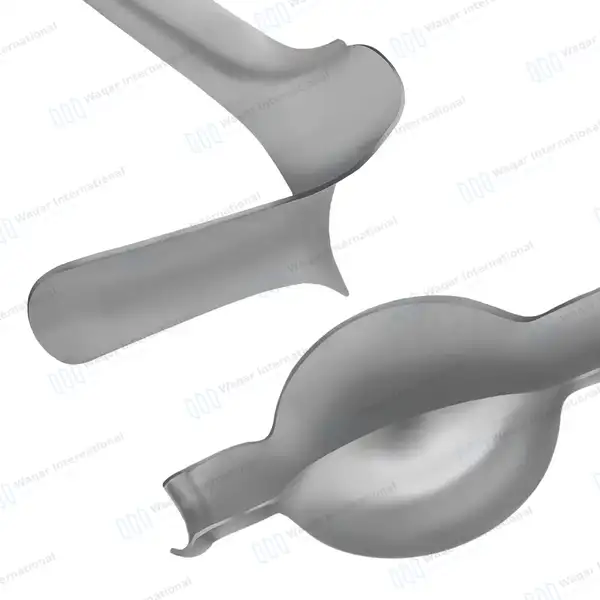 Auvard Weighted Vaginal Speculum 3lbs (1363g) Single Ended - surgical instruments manufactured by Waqar International, Sialkot - view 5