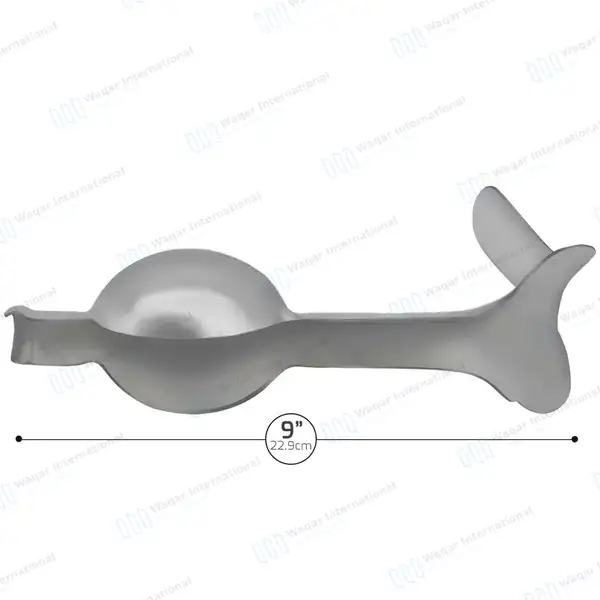 3 Pcs Auvard Weighted Vaginal Speculums Set 2lbs, 2.5lbs & 3lbs Single Ended - surgical instruments manufactured by Waqar International, Sialkot - view 3