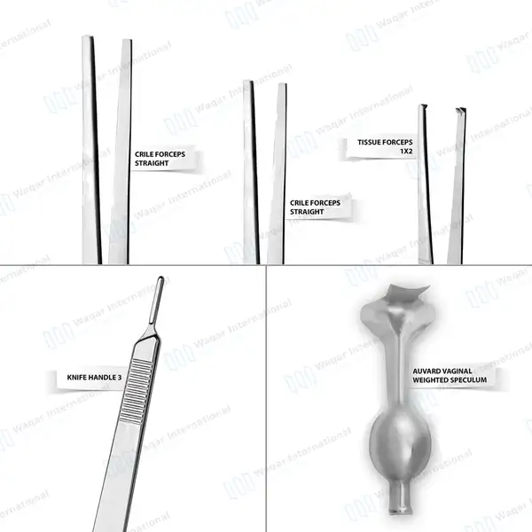 Set of 35 Dilatation Curettage Gynecology Surgical Instruments Curette - surgical instruments manufactured by Waqar International, Sialkot - view 6