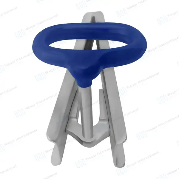 Bayer Mouth Wedge Gag Horse Speculum with Ring Handle - veterinary instruments manufactured by Waqar International, Sialkot - view 6