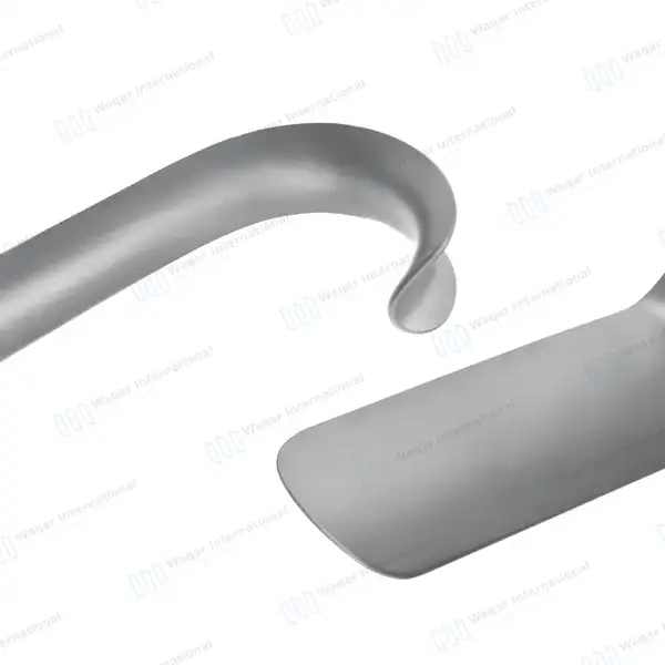 Jackson Vaginal Retractor 7″ (17.8 cm) Small Blade 1.5″x3″ - surgical instruments manufactured by Waqar International, Sialkot - view 2
