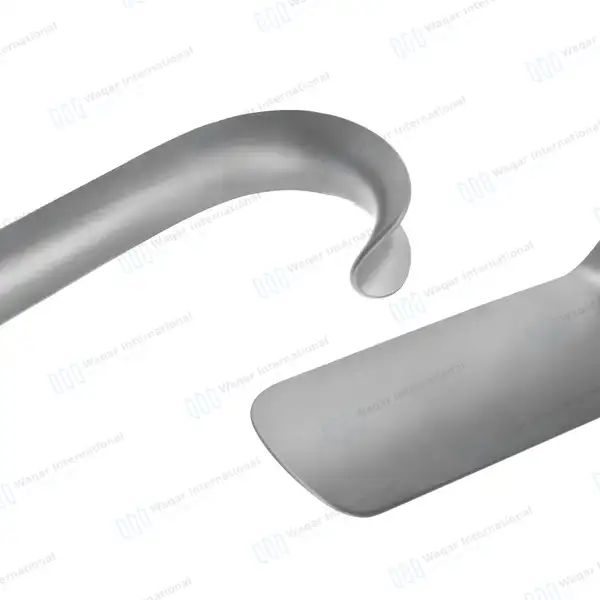 Jackson Vaginal Retractor 7″ (17.8 cm) Large Blade 1.5″x4″ - surgical instruments manufactured by Waqar International, Sialkot - view 2