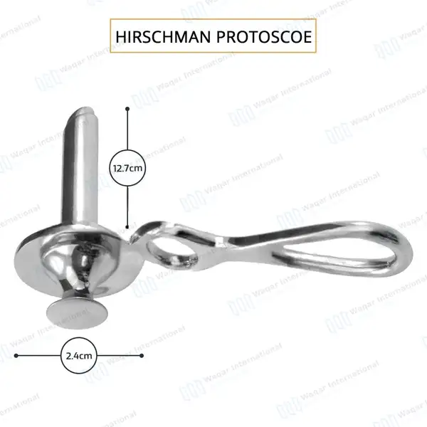 Hirschmann Proctoscope 5″ (12.7cm) Long with 2.4cm O.D. - surgical instruments manufactured by Waqar International, Sialkot - view 3