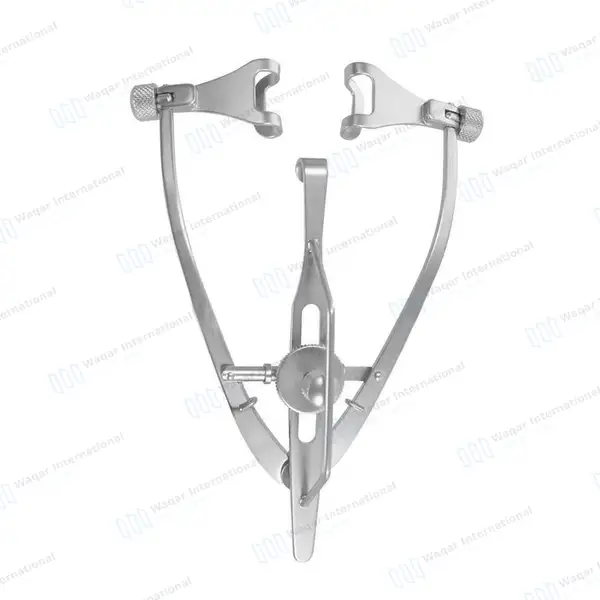 Maumenee-Park Eye Speculum 3 1/4″ Fenestrated Blade 14mm - surgical instruments manufactured by Waqar International, Sialkot - view 2
