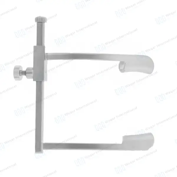 Cook Eye Speculum 1 7/8″ Infant 9mm Solid Blades - surgical instruments manufactured by Waqar International, Sialkot - view 3