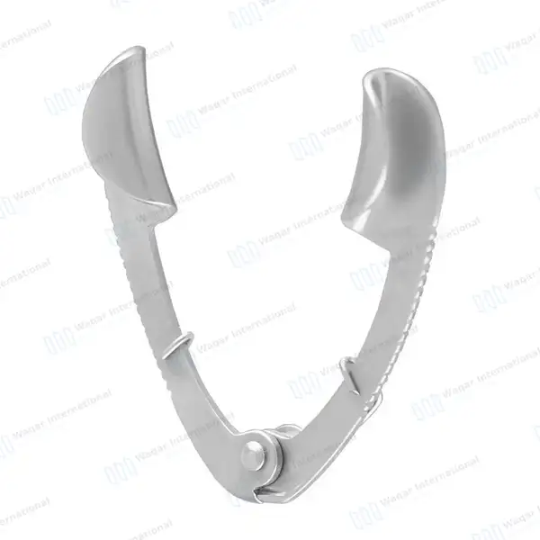 Sauer Eye Speculum 1.25″ Infant 10mm Solid Blades - surgical instruments manufactured by Waqar International, Sialkot - view 2