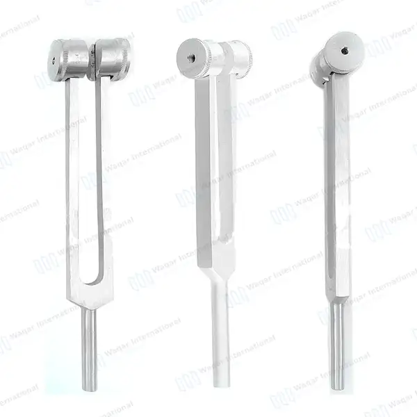 7 Pcs Tuning Fork C64, C128, C256, C512, C1024, C2048 & C4096 Set - surgical instruments manufactured by Waqar International, Sialkot - view 5