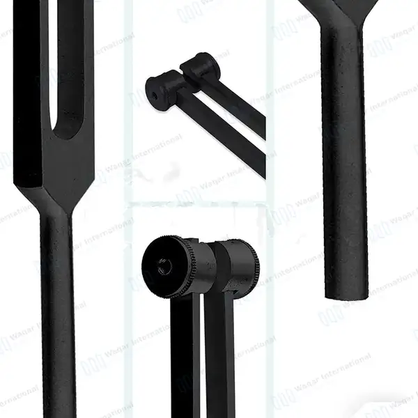 3 Tactical Black Tuning Forks Set C128, C256 & C512 - surgical instruments manufactured by Waqar International, Sialkot - view 3