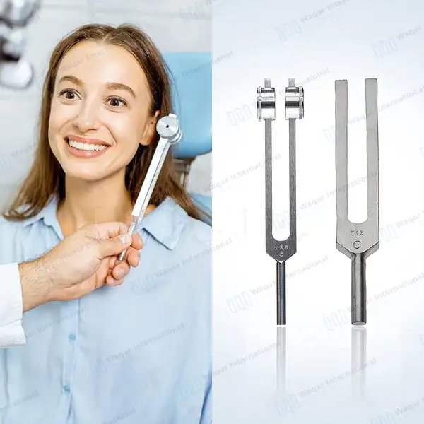 5 Pcs Silver & Black Reflex Percussion Kit - surgical instruments manufactured by Waqar International, Sialkot - view 4