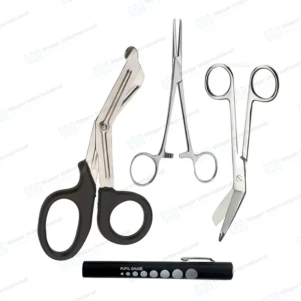 4 Pcs EMT Paramedic Tools Kit - surgical instruments manufactured by Waqar International, Sialkot - view 2