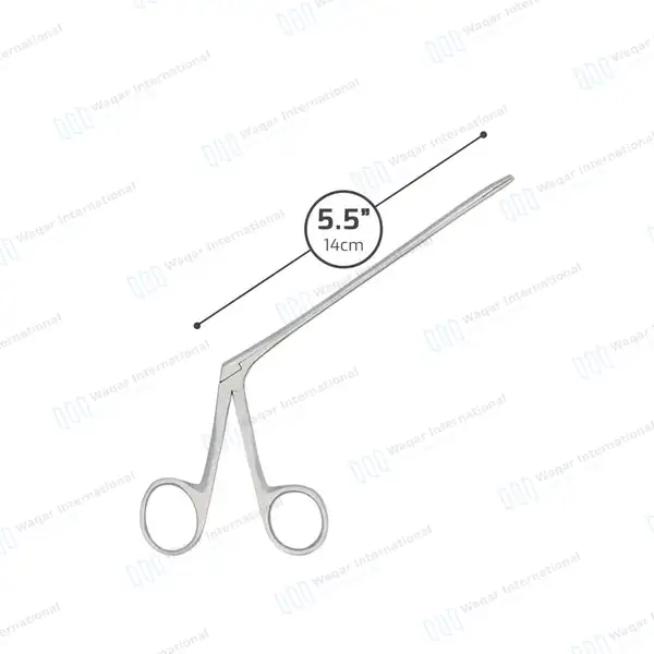 Hartmann Alligator Ear Forceps 5.5″ - surgical instruments manufactured by Waqar International, Sialkot - view 2
