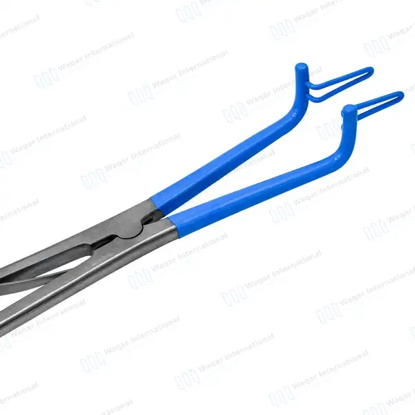 Kogan Non-Conductive Endocervical Speculum 9.5″ Blue Coated - surgical instruments manufactured by Waqar International, Sialkot - view 3