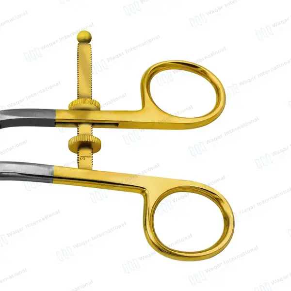 Kogan Non-Conductive Endocervical Speculum 9.5″ Blue Coated - surgical instruments manufactured by Waqar International, Sialkot - view 4
