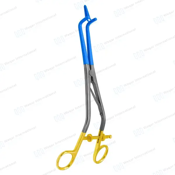 Kogan Non-Conductive Endocervical Speculum 9.5″ Blue Coated - surgical instruments manufactured by Waqar International, Sialkot - view 6