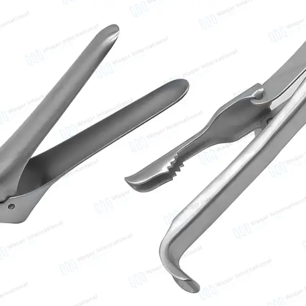 Semm Vaginal Speculum Small 90mmx14mm - surgical instruments manufactured by Waqar International, Sialkot - view 2