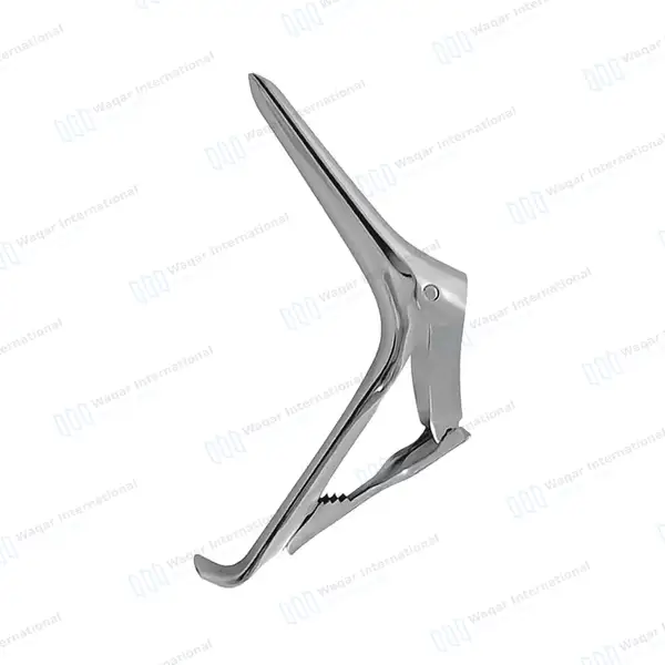 Semm Vaginal Speculum Small 90mmx14mm - surgical instruments manufactured by Waqar International, Sialkot - view 5