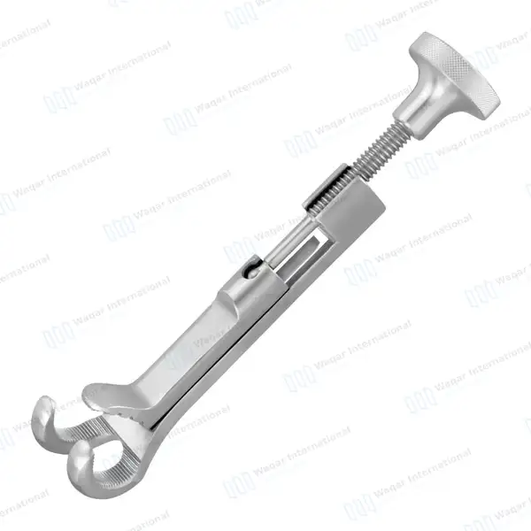 Lowman Bone Clamp 7″ 1×2 Prong Jaws 1″ Wide - orthopedic instruments manufactured by Waqar International, Sialkot - view 8