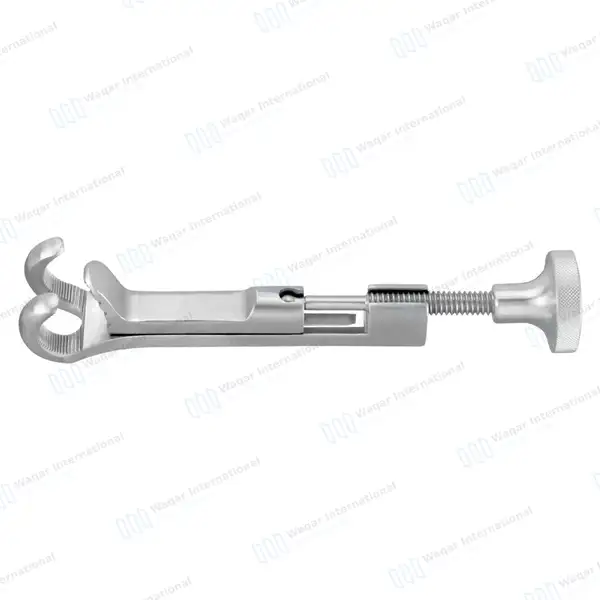 Lowman Bone Clamp 7″ 1×2 Prong Jaws 1″ Wide - orthopedic instruments manufactured by Waqar International, Sialkot - view 9