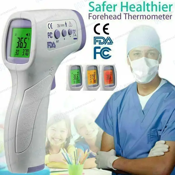 Digital LCD Non-Contact IR Infrared Thermometer Gun - surgical instruments manufactured by Waqar International, Sialkot - view 2