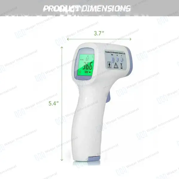 Digital LCD Non-Contact IR Infrared Thermometer Gun - surgical instruments manufactured by Waqar International, Sialkot - view 3