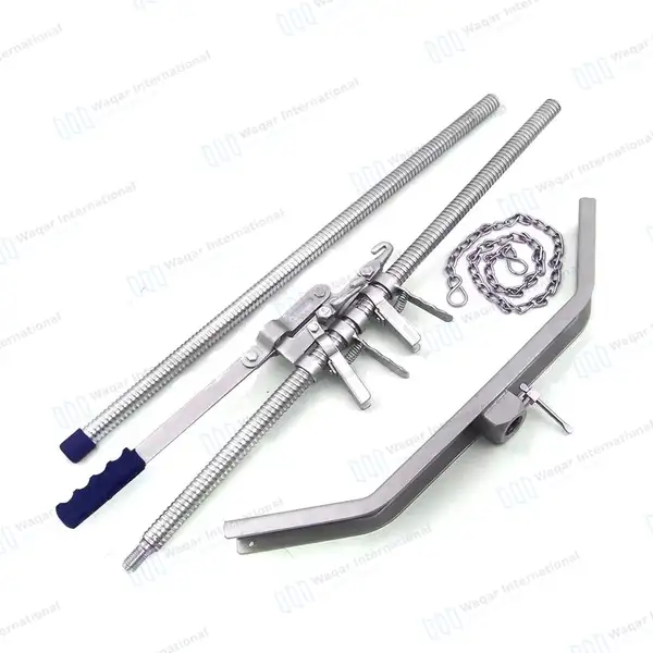 Ratchet Style Calf Puller 67″ Heavy Duty Calving Extractor - veterinary instruments manufactured by Waqar International, Sialkot - view 2