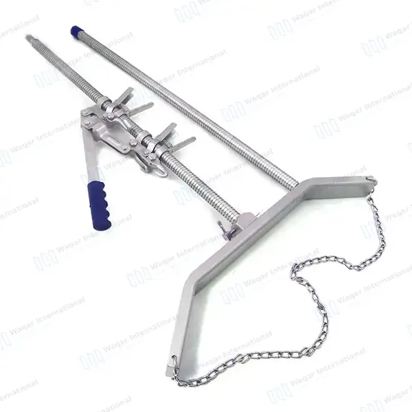 Ratchet Style Calf Puller 67″ Heavy Duty Calving Extractor - veterinary instruments manufactured by Waqar International, Sialkot - view 5
