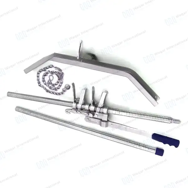 Ratchet Style Calf Puller 67″ Heavy Duty Calving Extractor - veterinary instruments manufactured by Waqar International, Sialkot - view 6