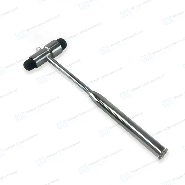 Buck Percussion Reflex Hammer with Needle and Brush - surgical instruments manufactured by Waqar International, Sialkot - view 2