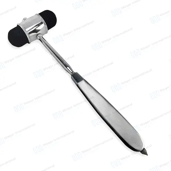 Dejerine Percussion Hammer 9″ with Needle - surgical instruments manufactured by Waqar International, Sialkot - view 2